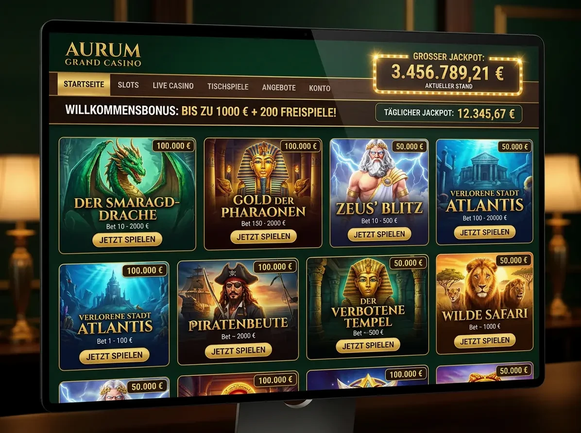 Lobby von Toto mit Slots, Live-Casino und Tischspielen